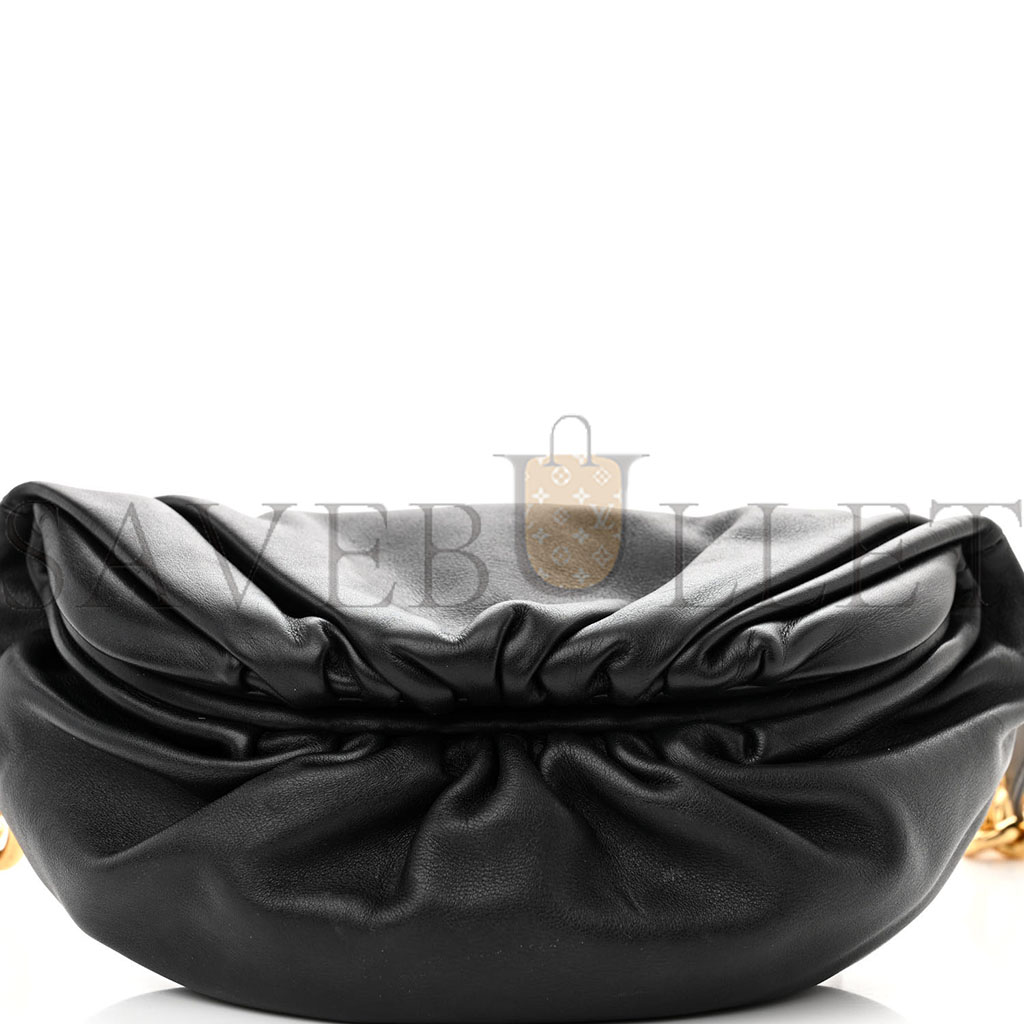bo*te*ga Ve*ne*ta nappa the belt chain pouch black (23*15*5cm)